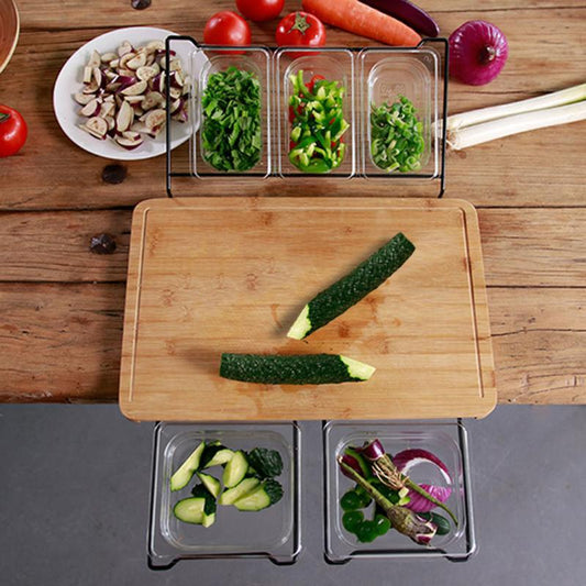 Extensible Bamboo Cutting Board Set Eco-friendly