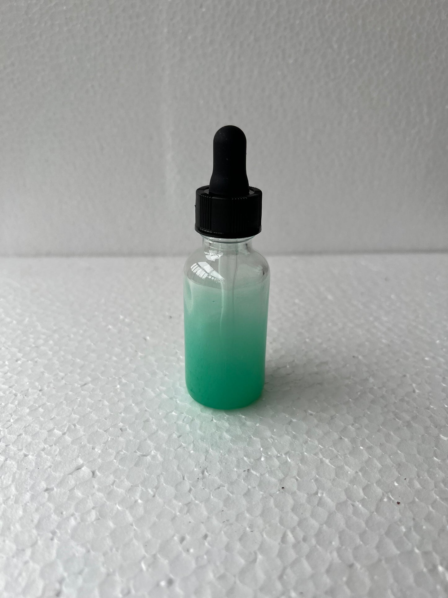 12 PACK 1oz  TEAL Glass Dropper Bottles