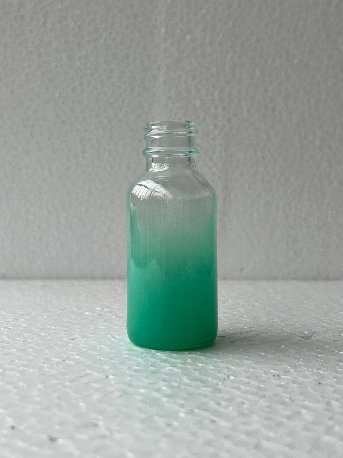 12 PACK 1oz  TEAL Glass Dropper Bottles