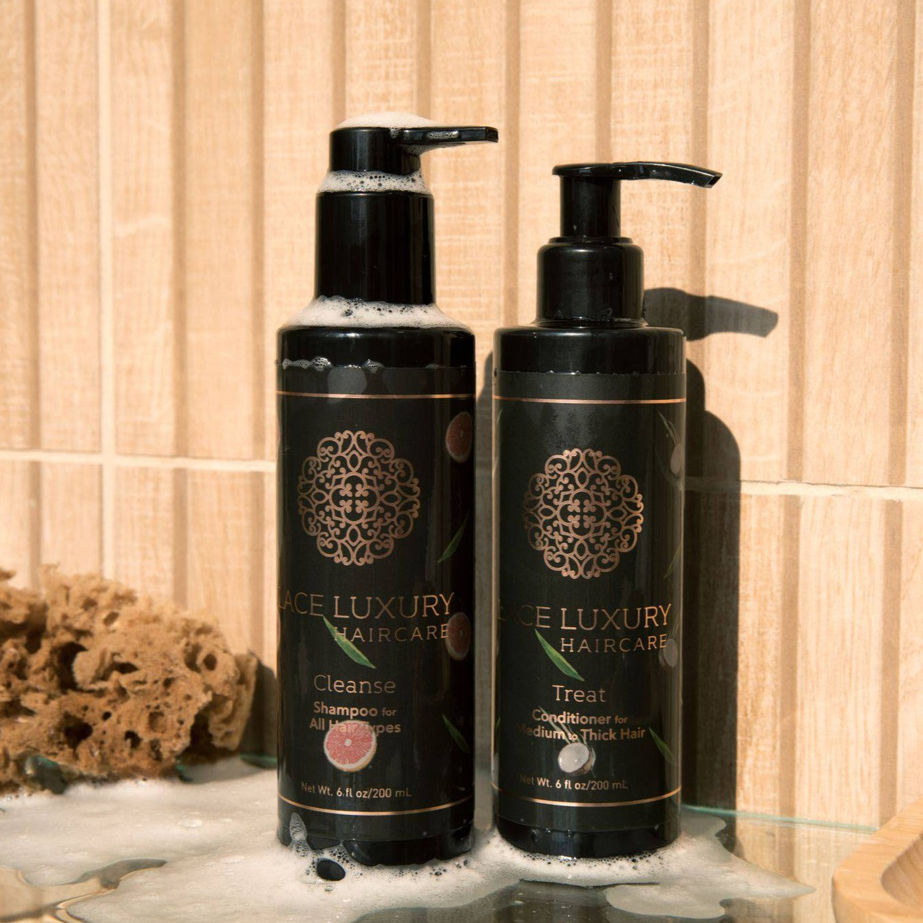 Cleanse & Treat (Medium-Thick Hair) I Clean Shampoo and Conditioner